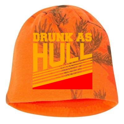 Drunk As Hull Logo Kati - Camo Knit Beanie