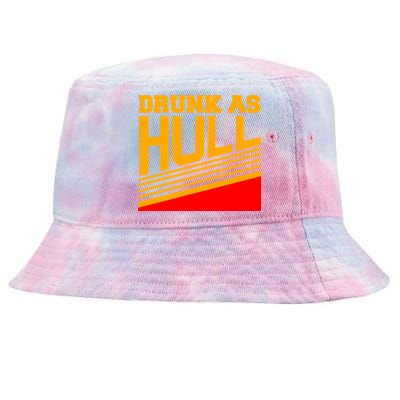 Drunk As Hull Logo Tie-Dyed Bucket Hat