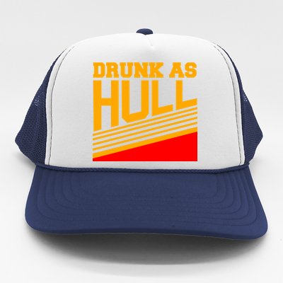 Drunk As Hull Logo Trucker Hat