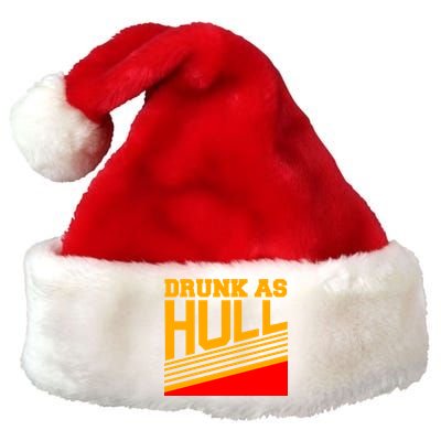 Drunk As Hull Logo Premium Christmas Santa Hat