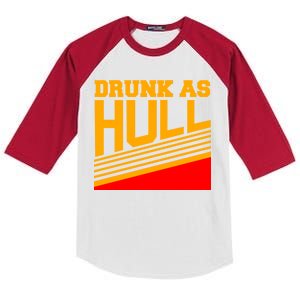 Drunk As Hull Logo Kids Colorblock Raglan Jersey