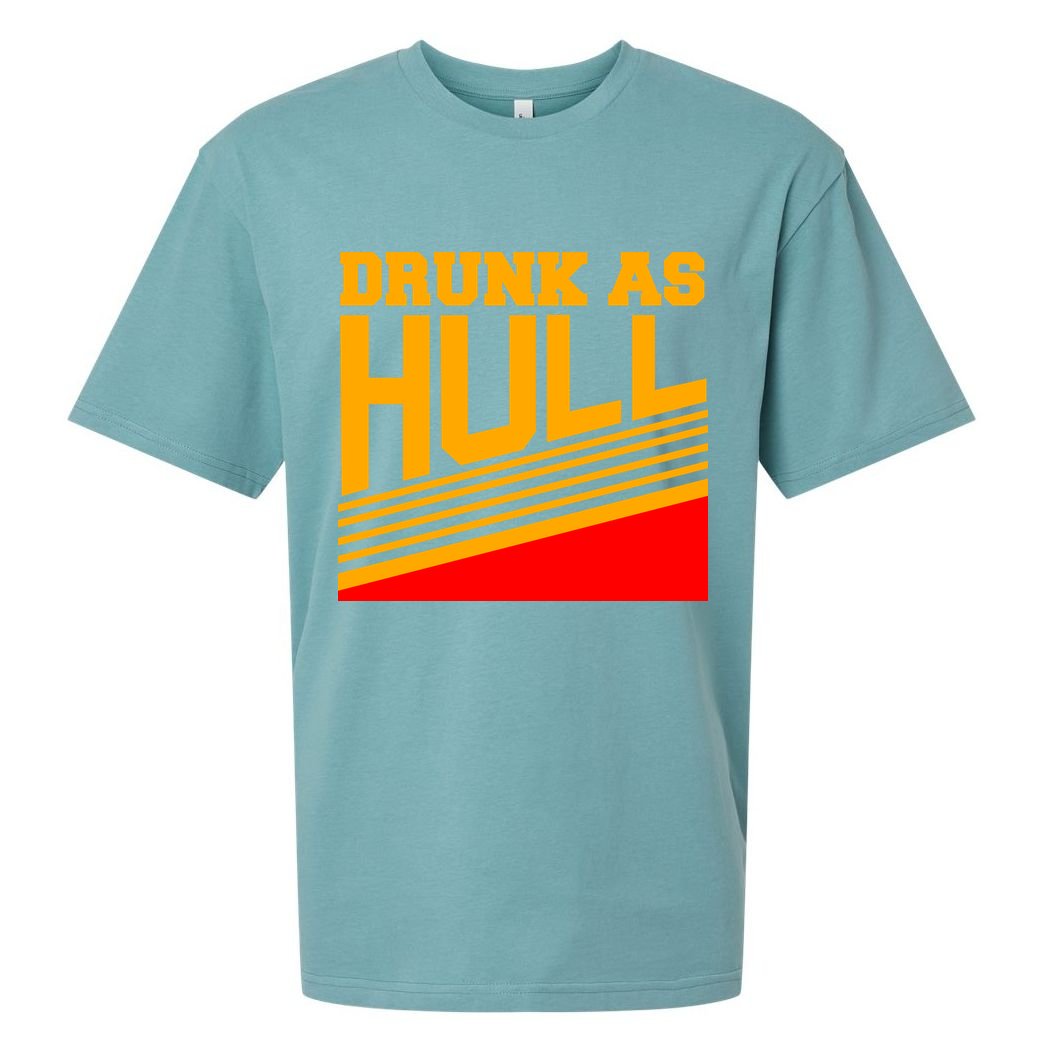 Drunk As Hull Logo Sueded Cloud Jersey T-Shirt