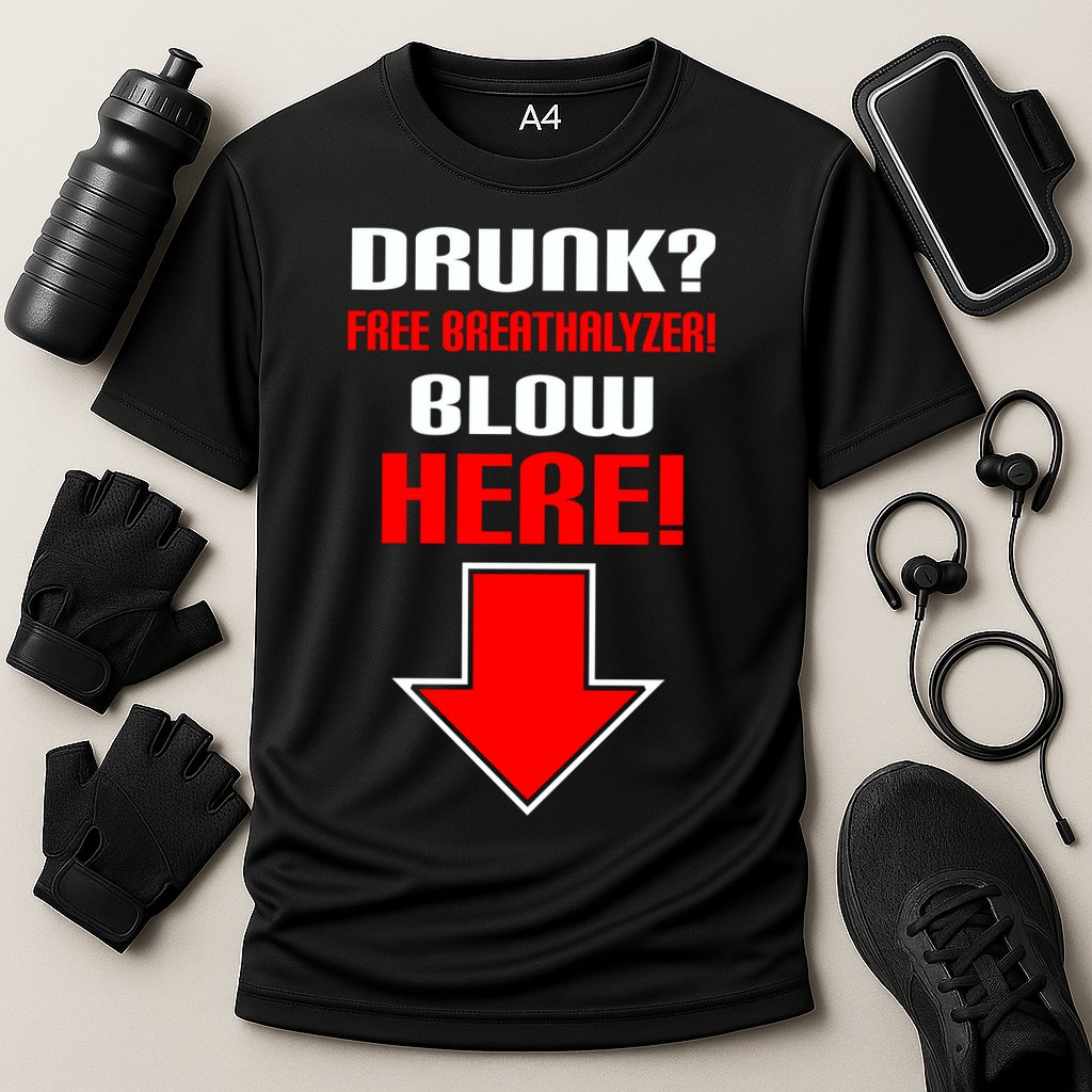 Drunk Free Breathalyzer Performance Shirt