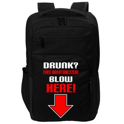 Drunk Free Breathalyzer Impact Tech Backpack