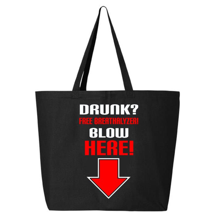 Drunk Free Breathalyzer 25L Jumbo Tote