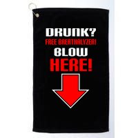 Drunk Free Breathalyzer Golf Towel