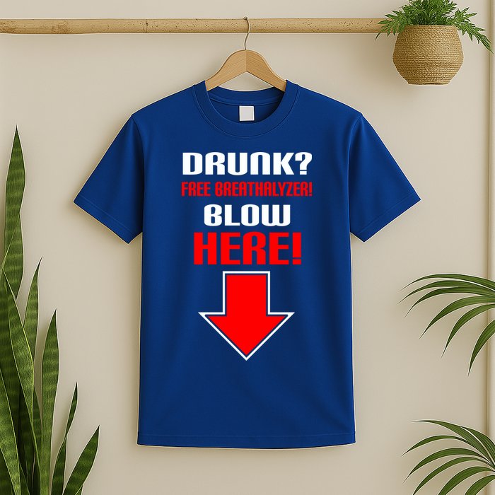 Drunk Free Breathalyzer T-Shirt
