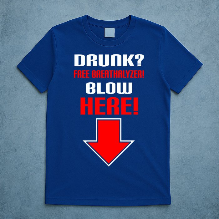Drunk Free Breathalyzer T-Shirt