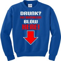 Drunk Free Breathalyzer Kids Sweatshirt