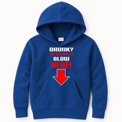 Drunk Free Breathalyzer Kids Hoodie