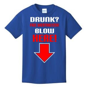 Drunk Free Breathalyzer Kids T-Shirt