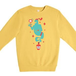 Drunk Genie Premium Crewneck Sweatshirt