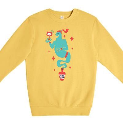 Drunk Genie Premium Crewneck Sweatshirt