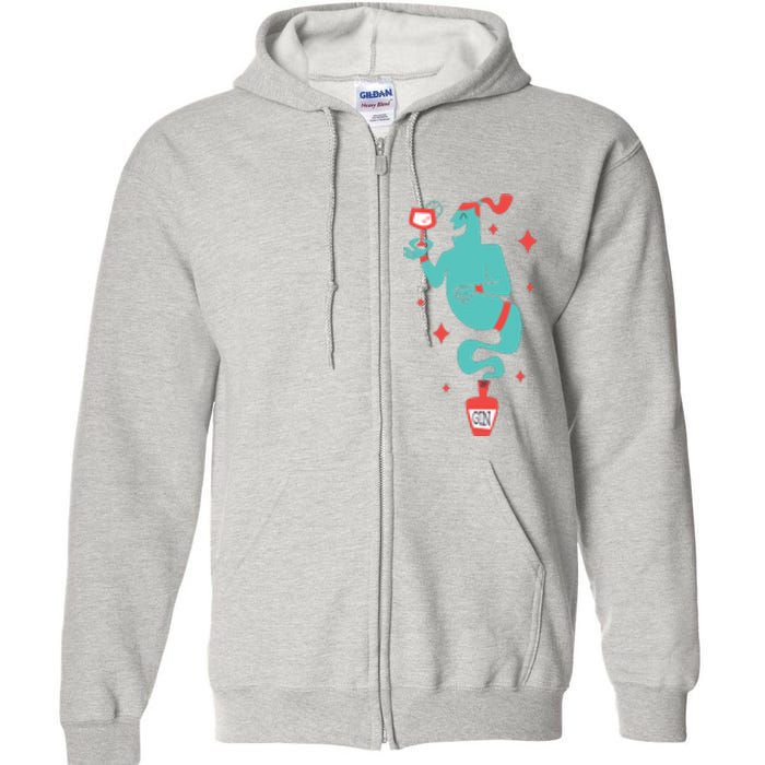 Drunk Genie Full Zip Hoodie