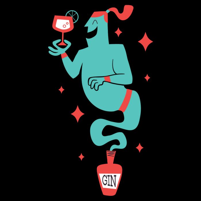 Drunk Genie Apron