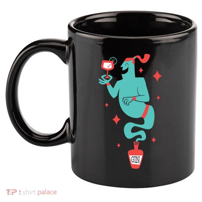 Drunk Genie 11oz C Handle Ceramic Mug