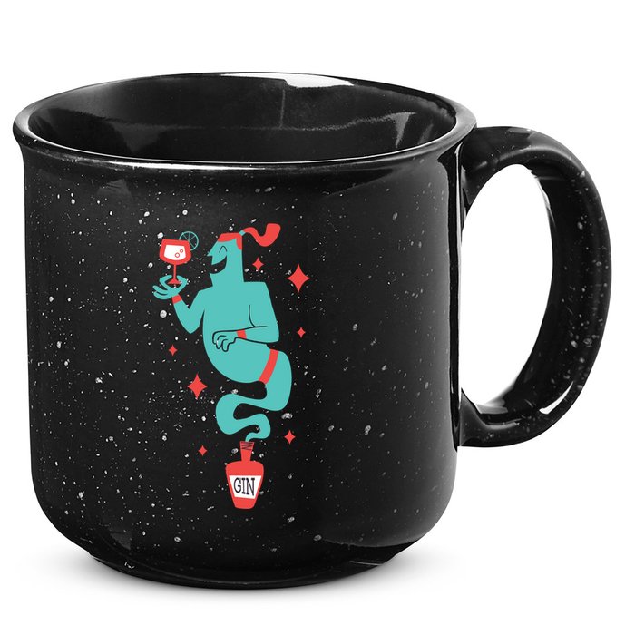 Drunk Genie 15oz Campfire Ceramic Mug