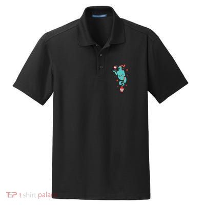 Drunk Genie Dry Zone Grid Polo