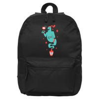 Drunk Genie 16 in Basic Backpack