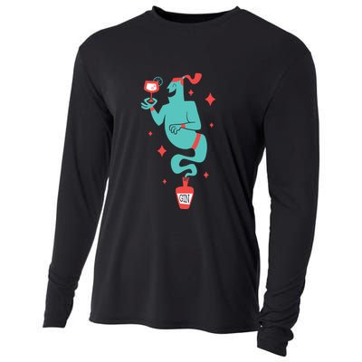 Drunk Genie Cooling Performance Long Sleeve Crew