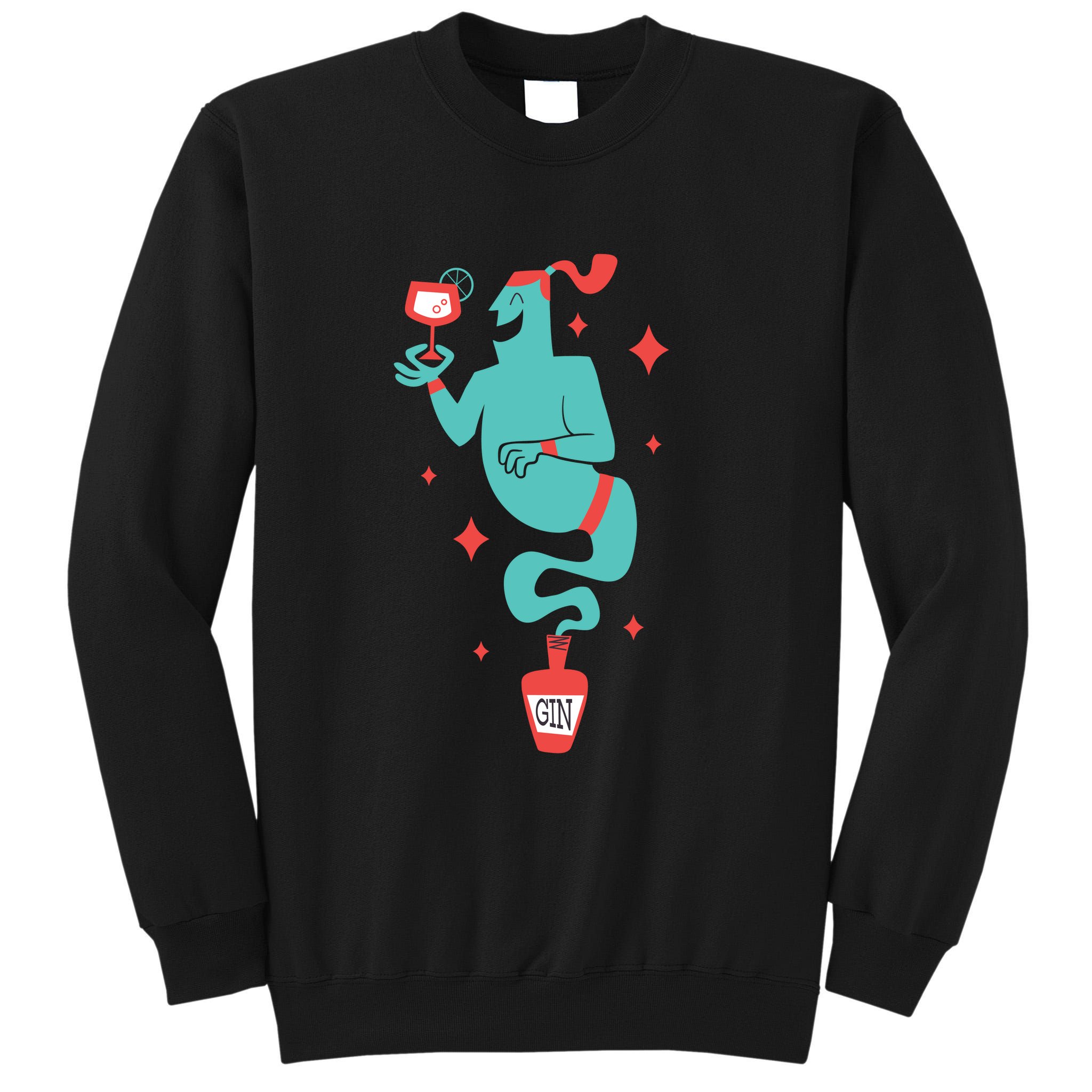 Drunk Genie Tall Sweatshirt
