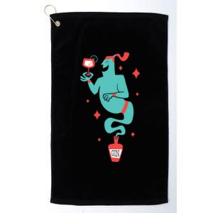 Drunk Genie Platinum Collection Golf Towel