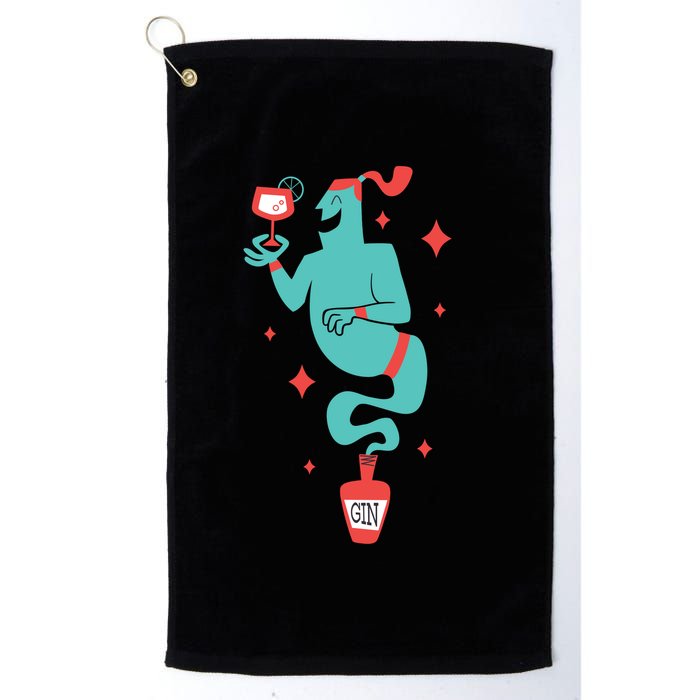 Drunk Genie Golf Towel