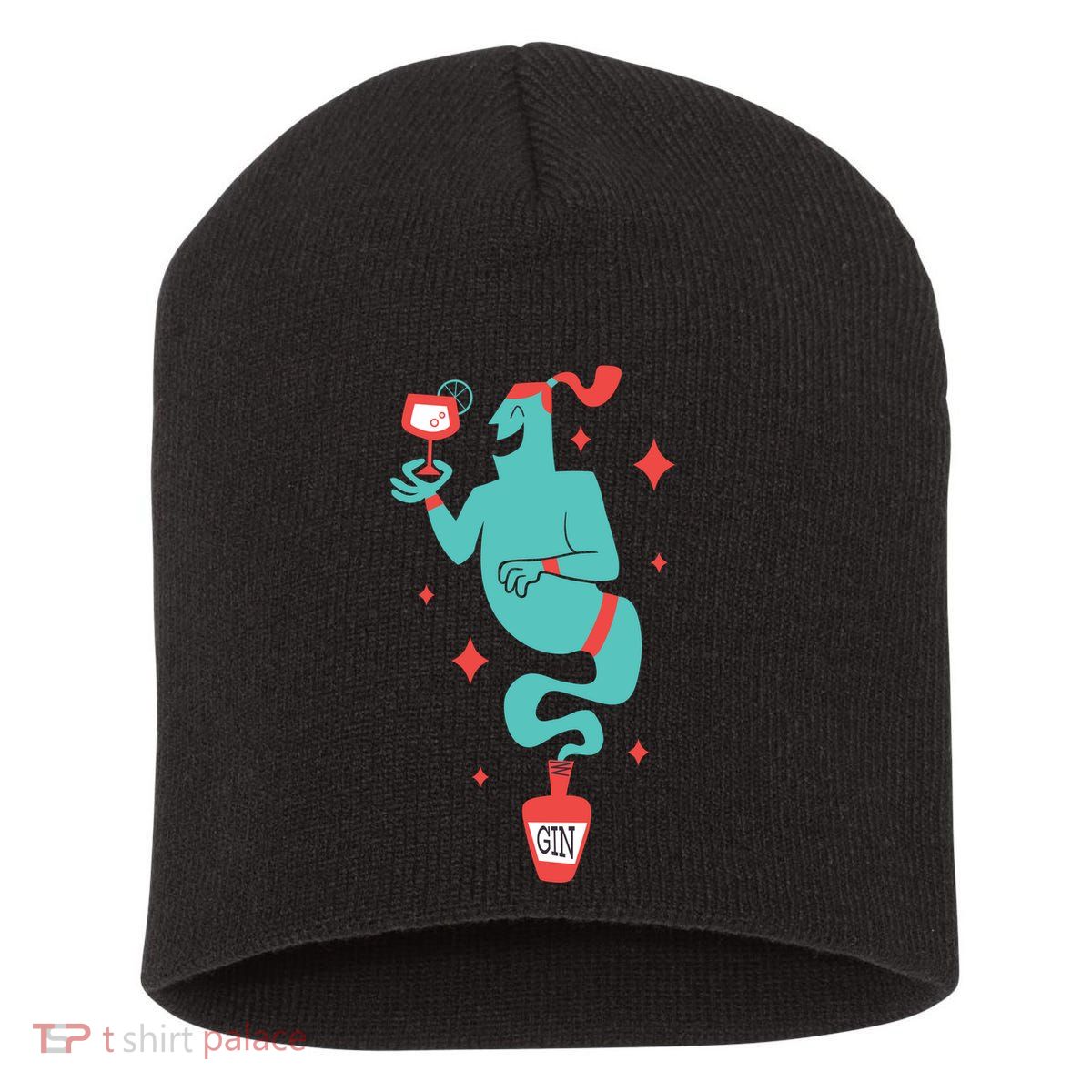 Drunk Genie Short Acrylic Beanie