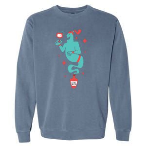 Drunk Genie Garment-Dyed Sweatshirt