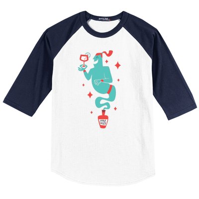 Drunk Genie Baseball Sleeve Shirt