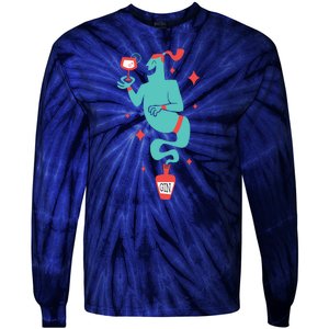 Drunk Genie Tie-Dye Long Sleeve Shirt