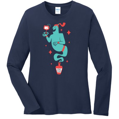 Drunk Genie Ladies Long Sleeve Shirt