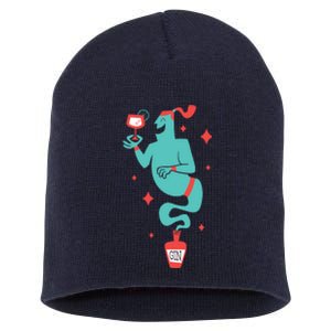 Drunk Genie Short Acrylic Beanie