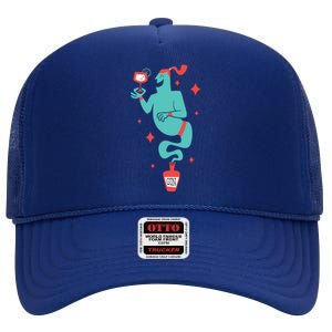 Drunk Genie High Crown Mesh Back Trucker Hat