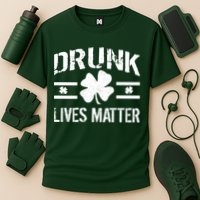 Drunk Lives Matter Cooling Performance Crew T-Shirt
