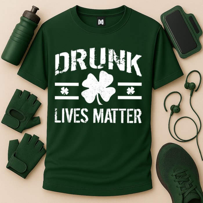 Drunk Lives Matter Cooling Performance Crew T-Shirt