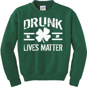 Drunk Lives Matter Kids Sweatshirt