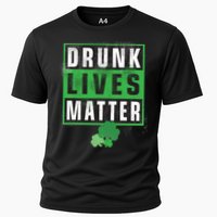 Drunk Lives Matter Clover Cooling Performance Crew T-Shirt