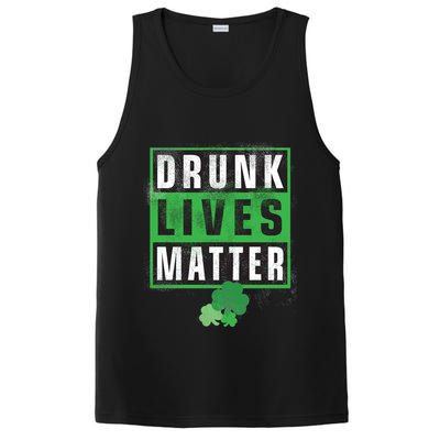 Drunk Lives Matter Clover PosiCharge Competitor Tank