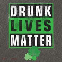 Drunk Lives Matter Clover Cotton Canvas Backpack
