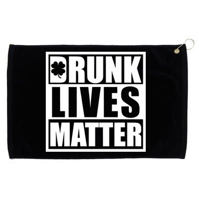 Drunk Lives Matter St. Patrick's Day Funny Saint Pattys Grommeted Golf Towel