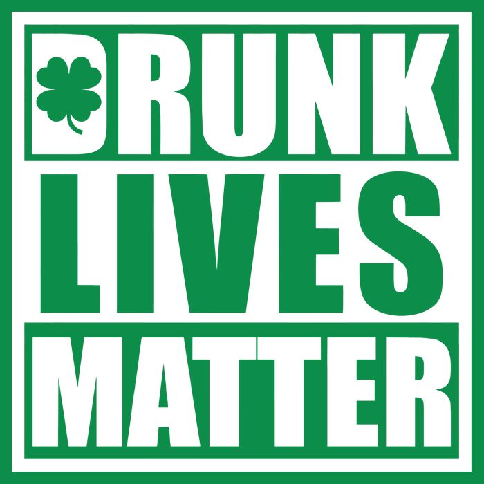 Drunk Lives Matter St. Patrick's Day Funny Saint Pattys Kids T-Shirt