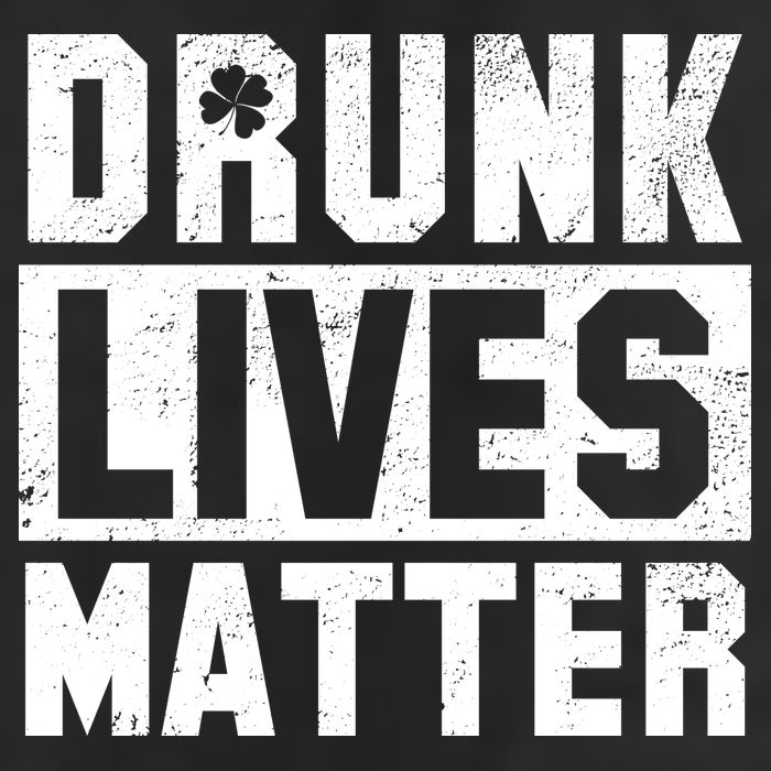 Drunk Lives Matter Vintage Irish Clover Beanie