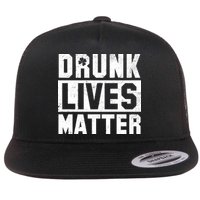 Drunk Lives Matter Vintage Irish Clover Flatbill Hat