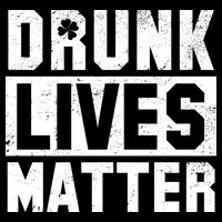 Drunk Lives Matter Vintage Irish Clover Flatbill Hat