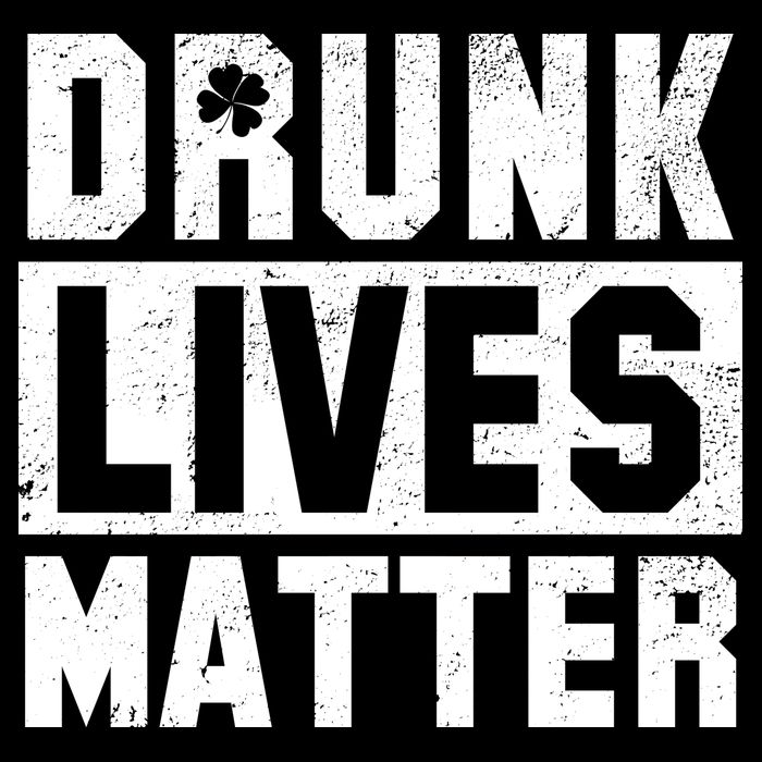 Drunk Lives Matter Vintage Irish Clover Flatbill Hat