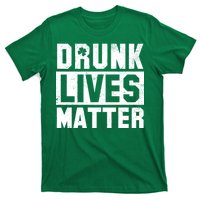 Drunk Lives Matter Vintage Irish Clover T-Shirt