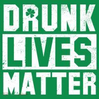 Drunk Lives Matter Vintage Irish Clover T-Shirt