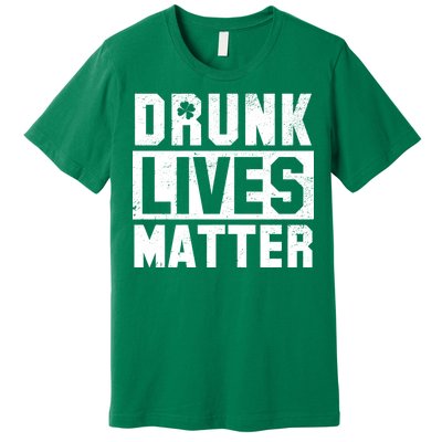 Drunk Lives Matter Vintage Irish Clover Premium T-Shirt