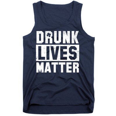 Drunk Lives Matter Vintage Irish Clover Tank Top